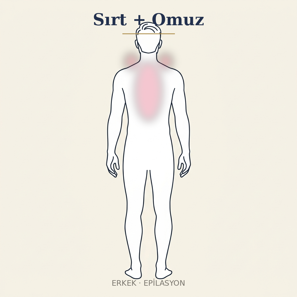 Sırt + Omuz Epilasyon