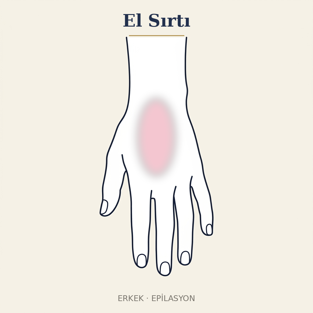 El Sırtı Epilasyon — Erkek