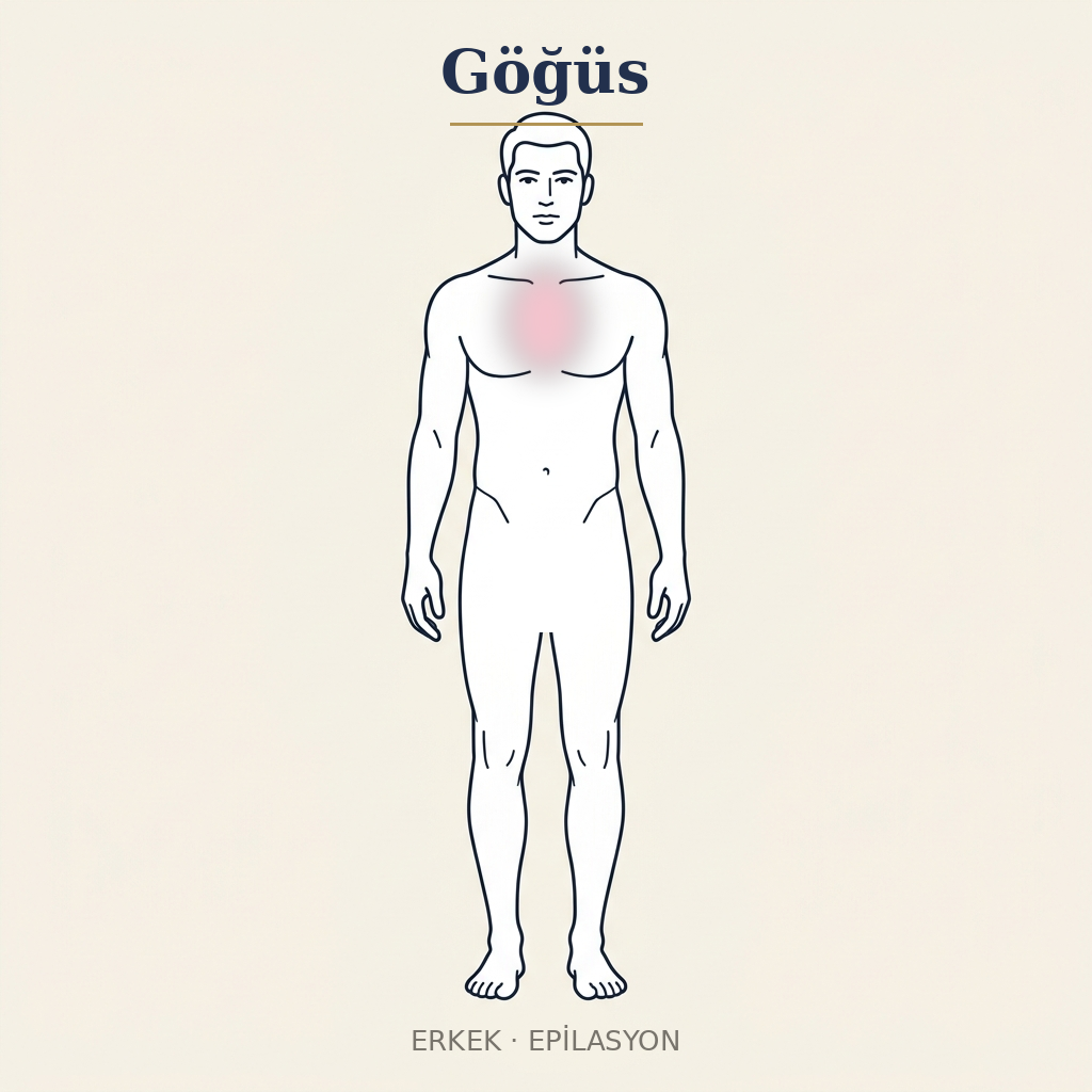 Göğüs Epilasyon — Erkek