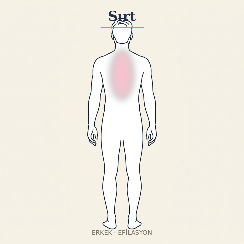 Sırt Epilasyon — Erkek