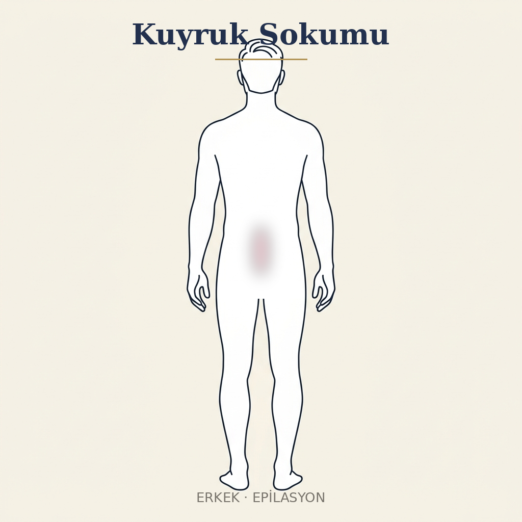 Kuyruk Sokumu Epilasyon — Erkek