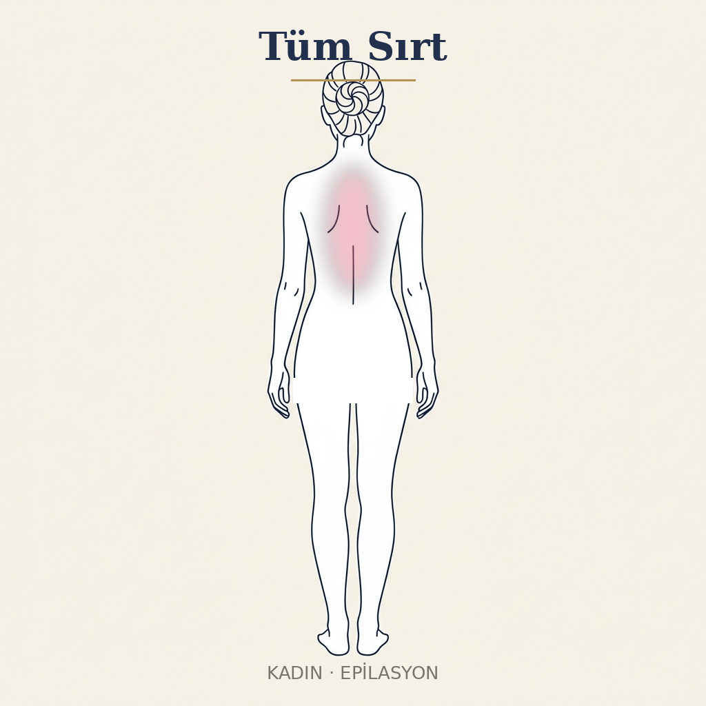Tüm Sırt Epilasyon — Kadın