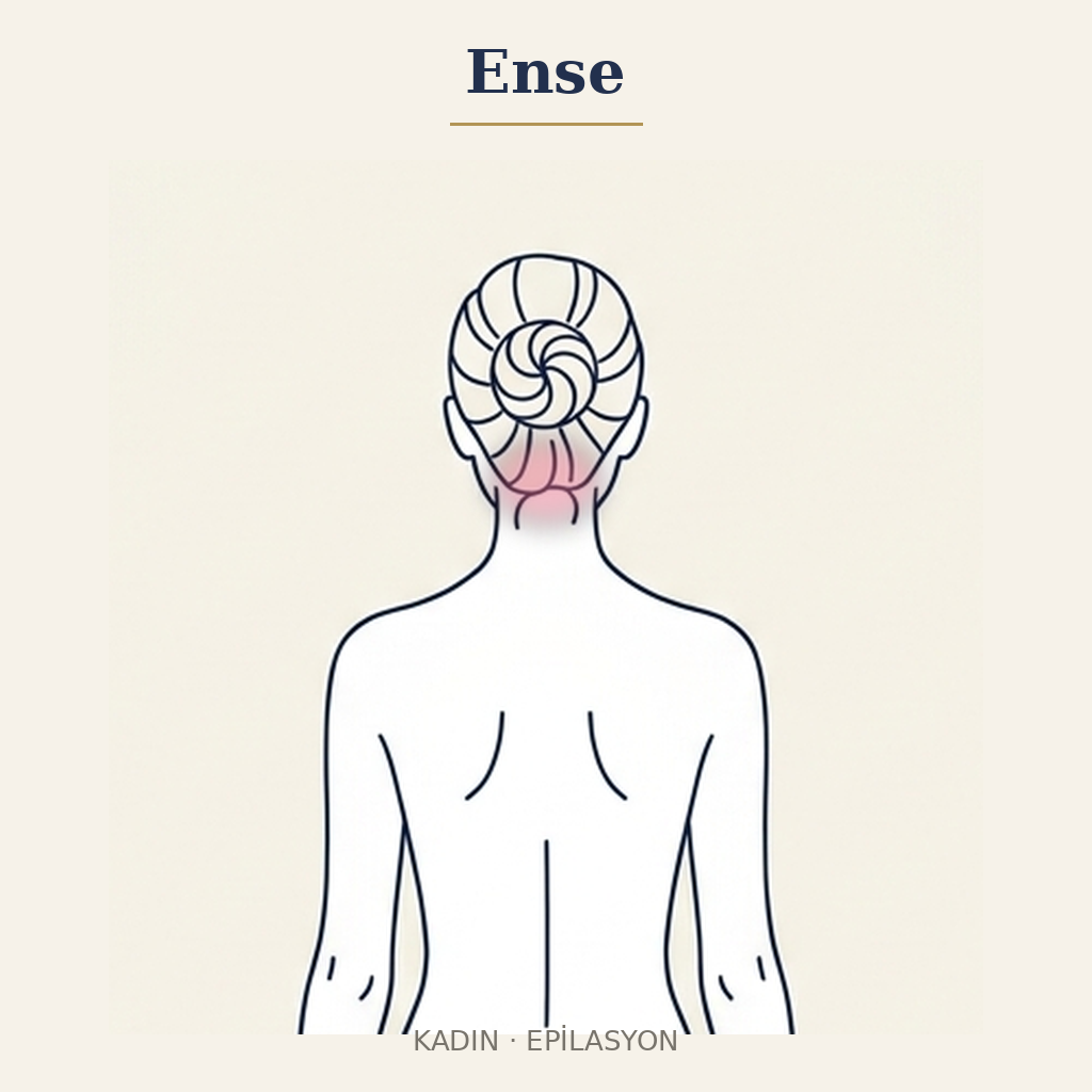 Ense Epilasyon — Kadın